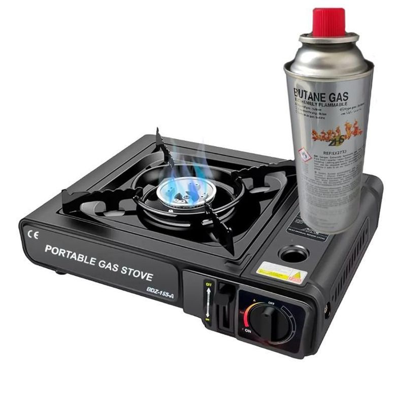 Cocina Portátil 1 Hornilla Con Maletín Camping Picnic-0