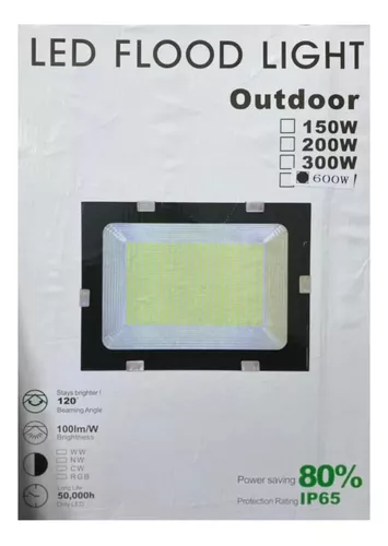Foco Proyector 600w Luminaria De Corriente Exterior-1