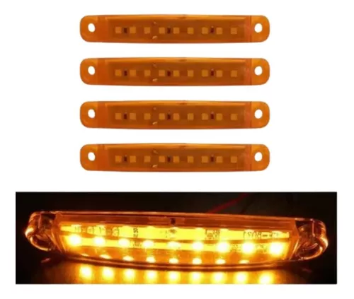 Luces Led 9-30v Laterales 4 Unidades Auto Camión-0