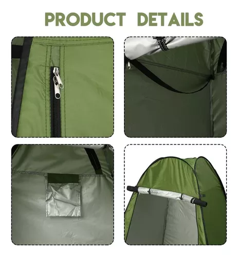 Carpa Alta Baño Vestidor + Baño Químico + 2 Duchas 20 Lts-4