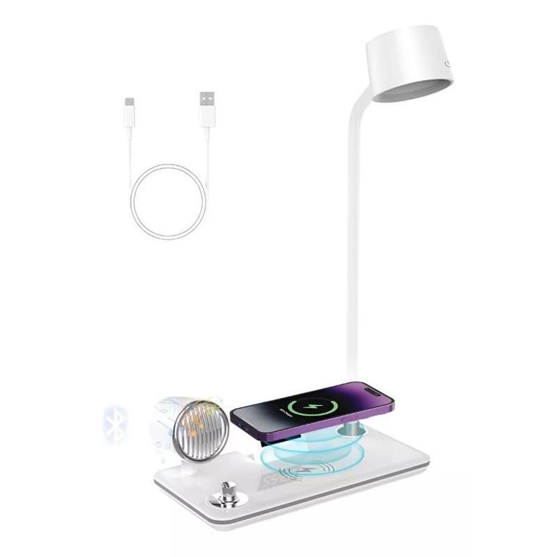 Base Carga Inalámbrica Para iPhone Magsafe 3en1 + Cargador-0