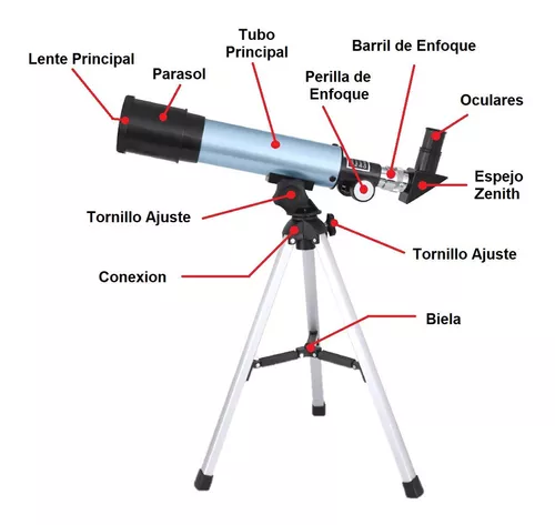 Telescopio Monocular Refractor Ideal Para Aprendiz-3