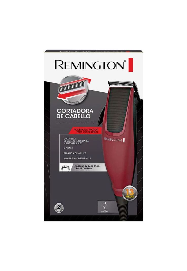 Cortadora De Cabello Remington HC1095 Autoafilable Inox.-1