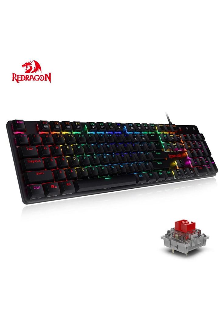 Teclado Gamer Mecanico Redragon Shrapnel K589Rgb-9