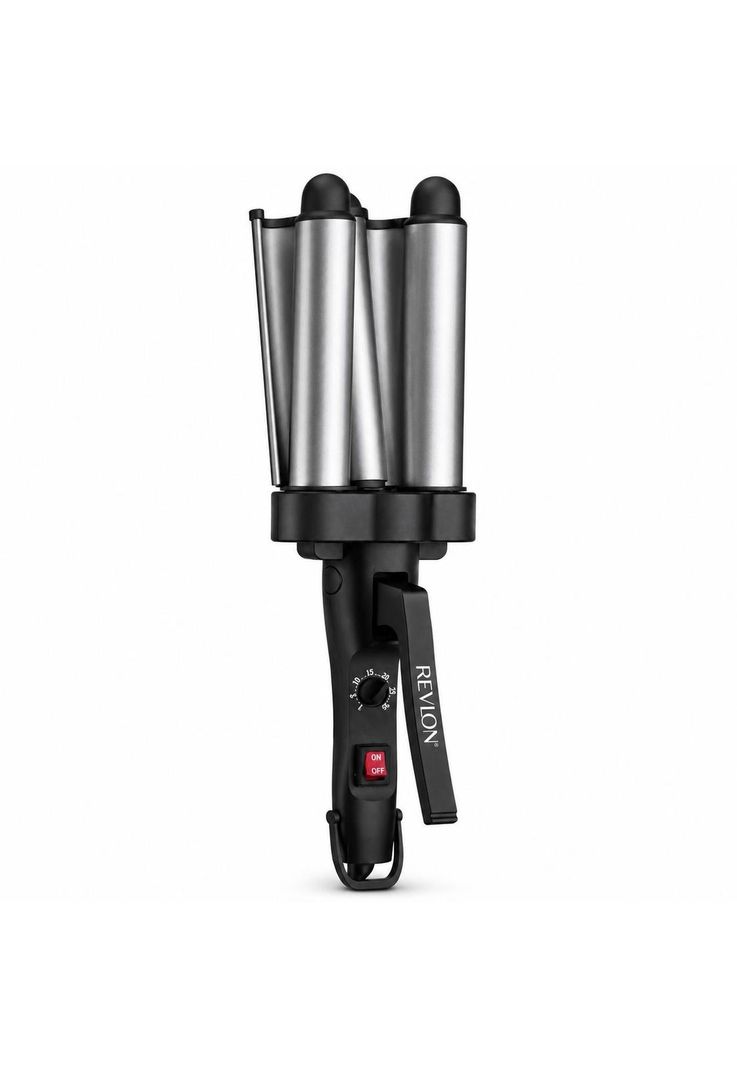 Ondulador de Cabello Revlon Jumbo Turmaline & Ceramic RV084L Negro