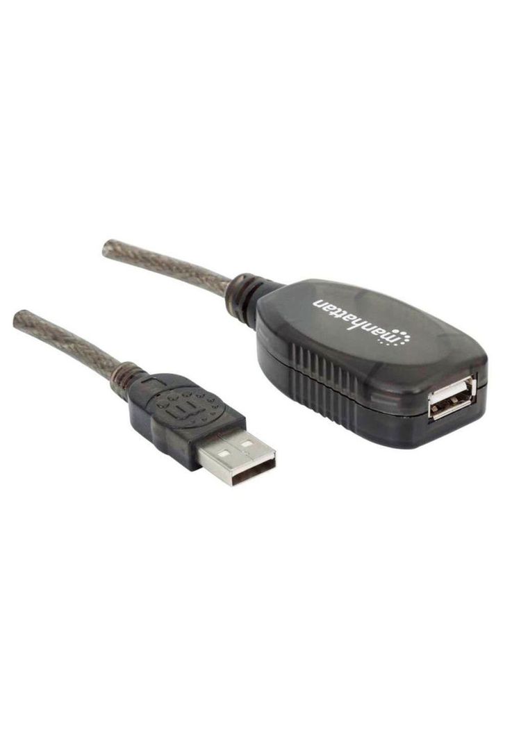 Extensión USB Activa de 10m High Speed Manhattan 151573-1