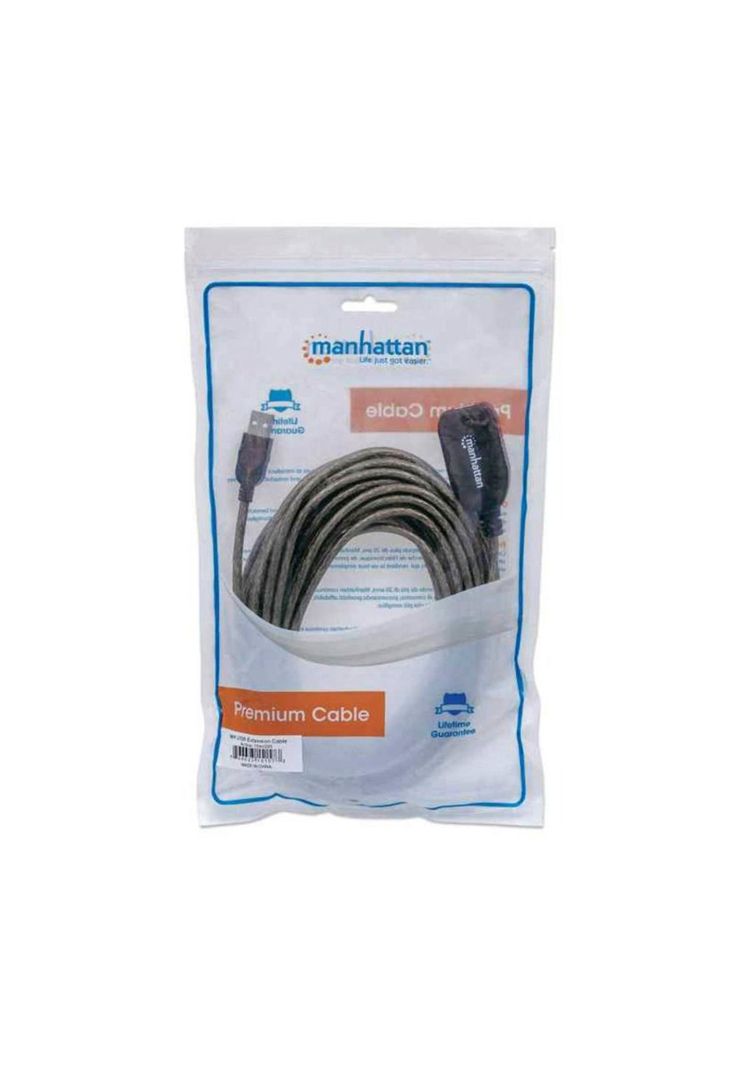 Extensión USB Activa de 10m High Speed Manhattan 151573-3