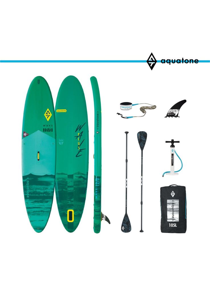 Tabla Stand Up Paddle Aquatone Wave Plus 12,0" All Round Kit-5