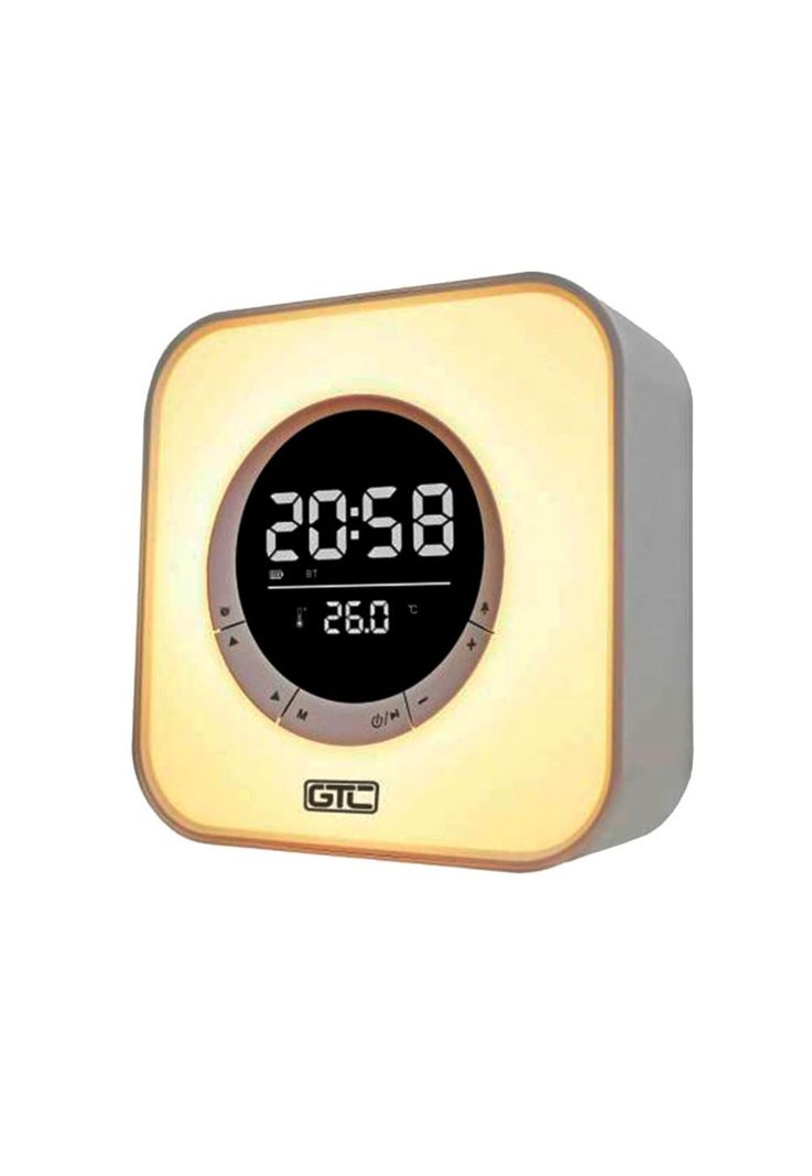Parlante Bluetooth RGB Despertador Reloj Temperatura SPG-134-1