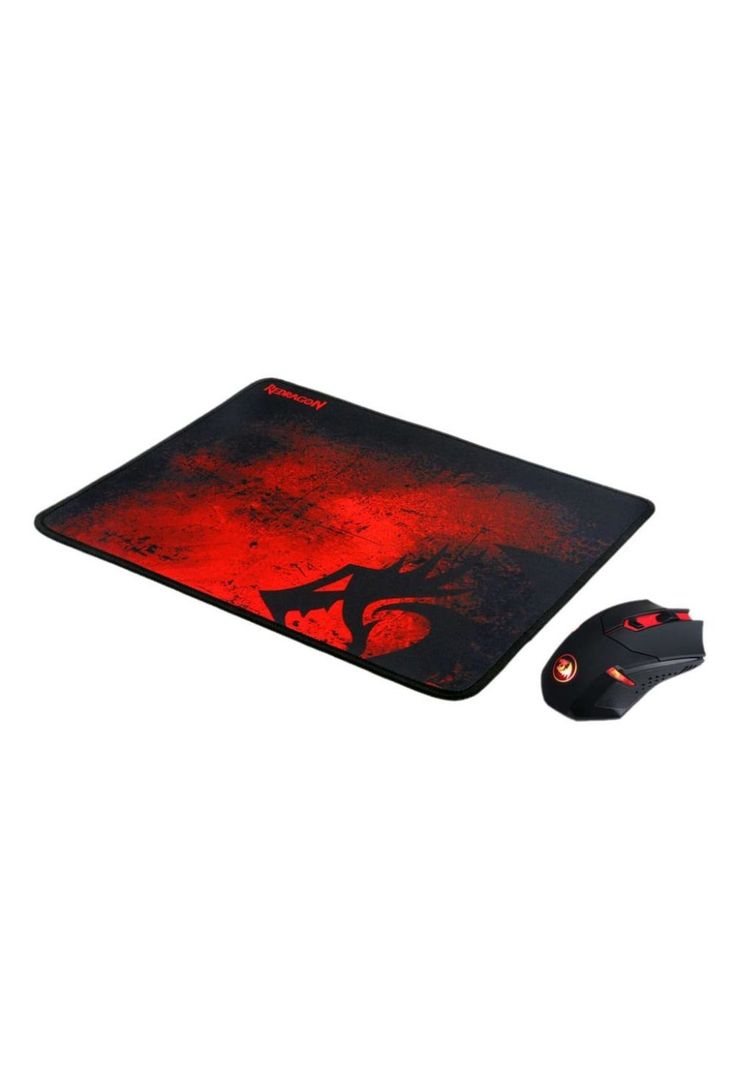 Pack Gamer Mouse Inalambrico 2.4 Ghz + Pad Redragon 33x26cm-3