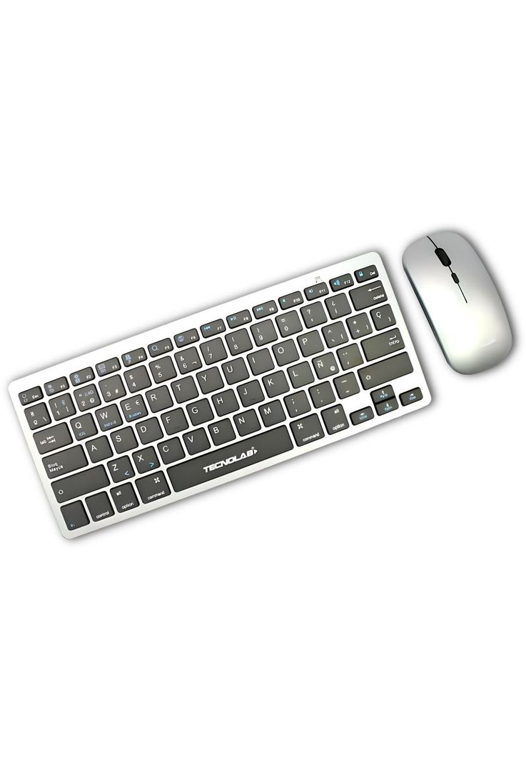KIT Teclado y Mouse Inalámbrico Conexión Bluetooth + USB 2G-0