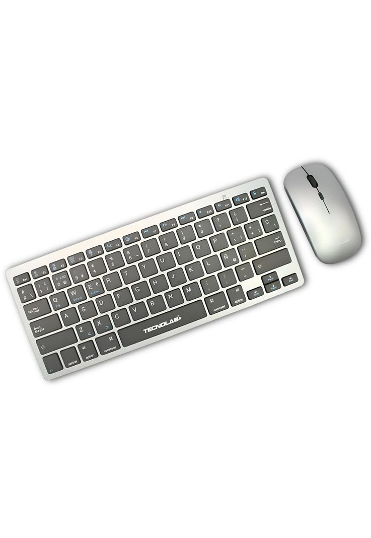 KIT Teclado y Mouse Inalámbrico Conexión Bluetooth + USB 2G-1