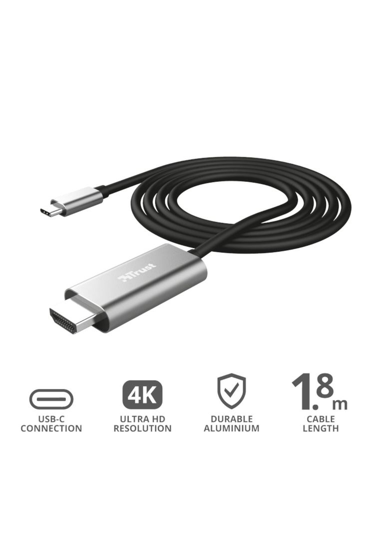Cable HDMI a USB C Trust Calyx 4K Profesional 1.8m Hz-6