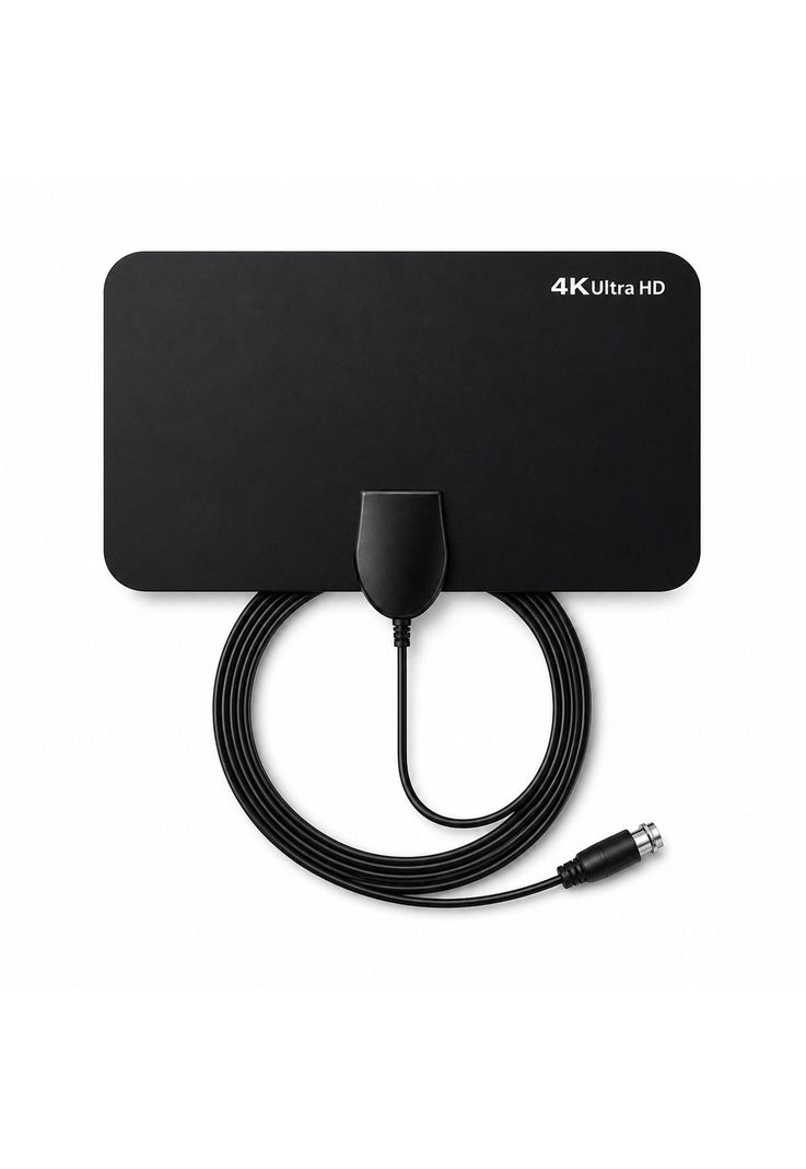 Antena de TV Digital Ultra HD 4K/ FHD de Alta Ganancia TL628 Negro