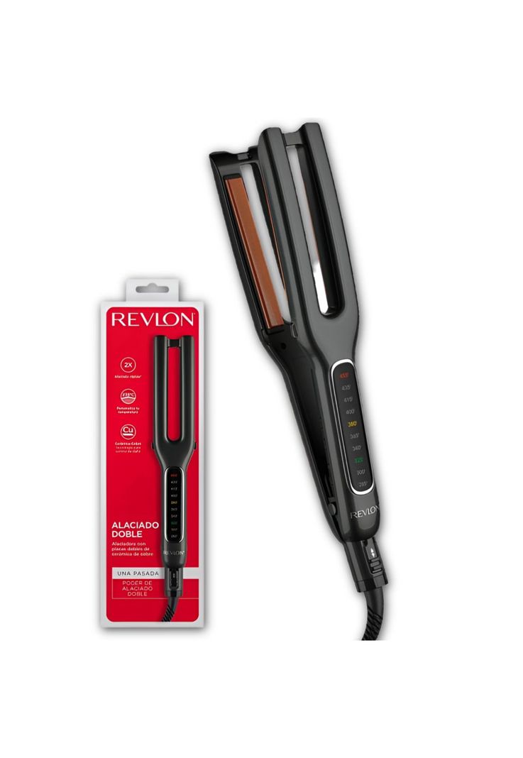 Alisador de Cabello Revlon Dual Panel Ceramic Pro 235° Max-2