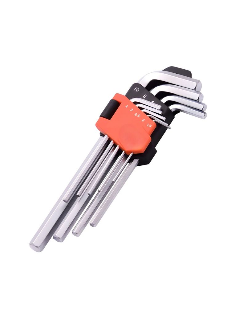 Juego 9 Llaves Allen de 1.5mm A 10 mm Profesional DBG1376-0