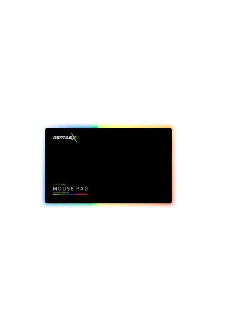 Mouse Pad Gamer Reptilex con IluminaciónRgb 250X350X4mm  Rx0023-0