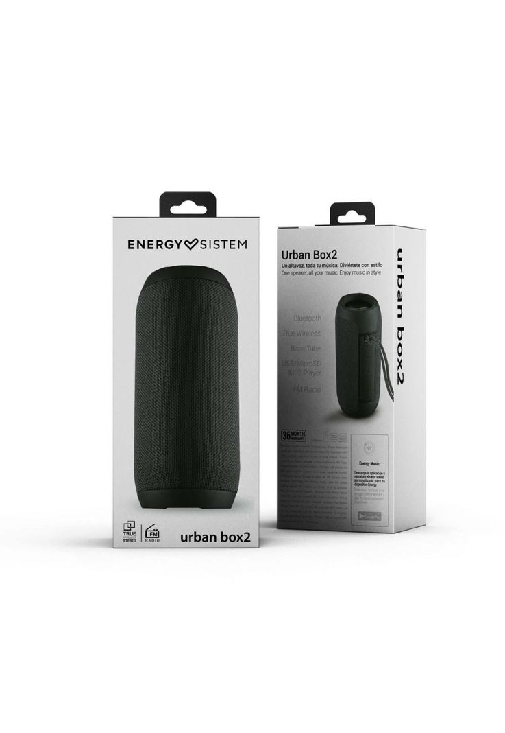 Parlante Energy Sistem Urban Box 2 Onyx 10W TWS BT 5  449323-3
