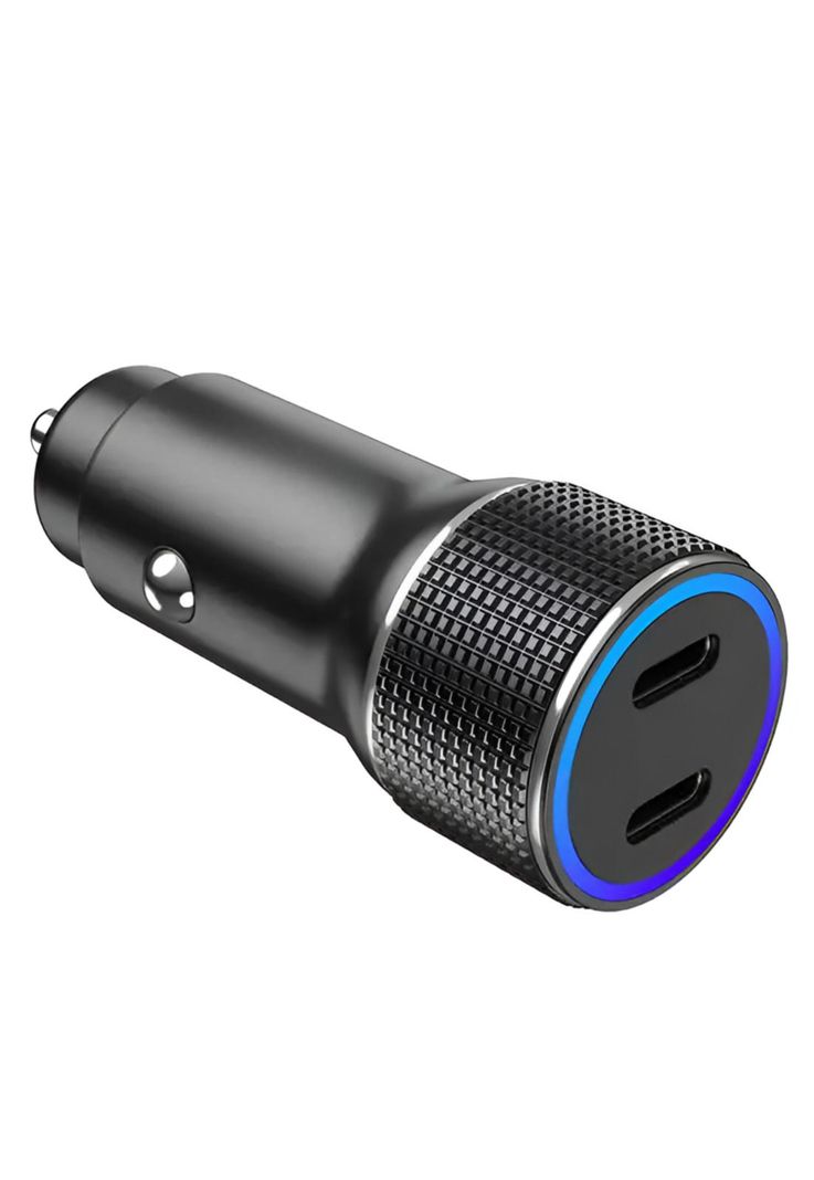 Cargador USB-C para Auto Dual Port Power Delivery 40W TM-200542 Negro