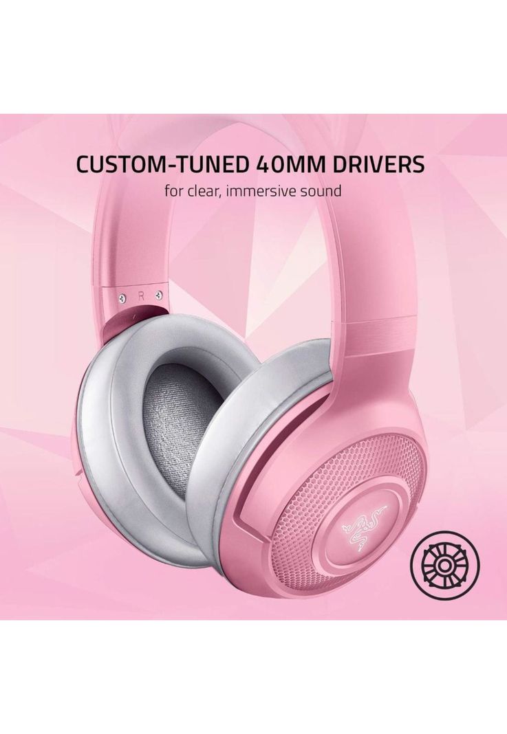 Audifonos Razer Rosado Kraken Bluetooth Kitty Gamer Edition-8