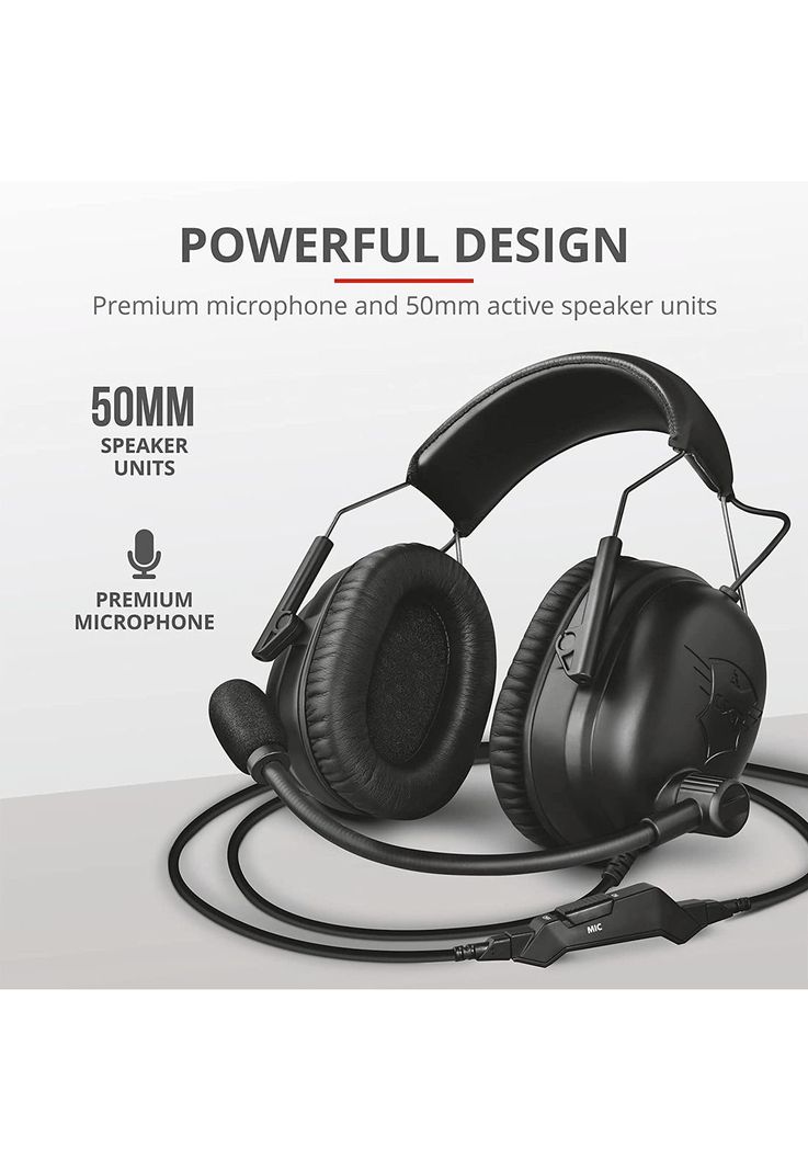 Audifono Gamer Trust Wayman Gxt 444 E-Sport Deluxe Line-6