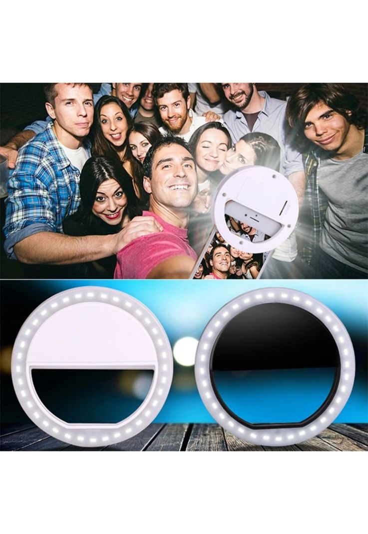 Aro Anillo de Luz Recargable Para Smartphone de Alto Brillo-7