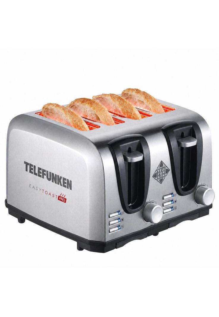 Tostador Eléctrico Doble (4en1) Easy Toast Pro Inox 1450W