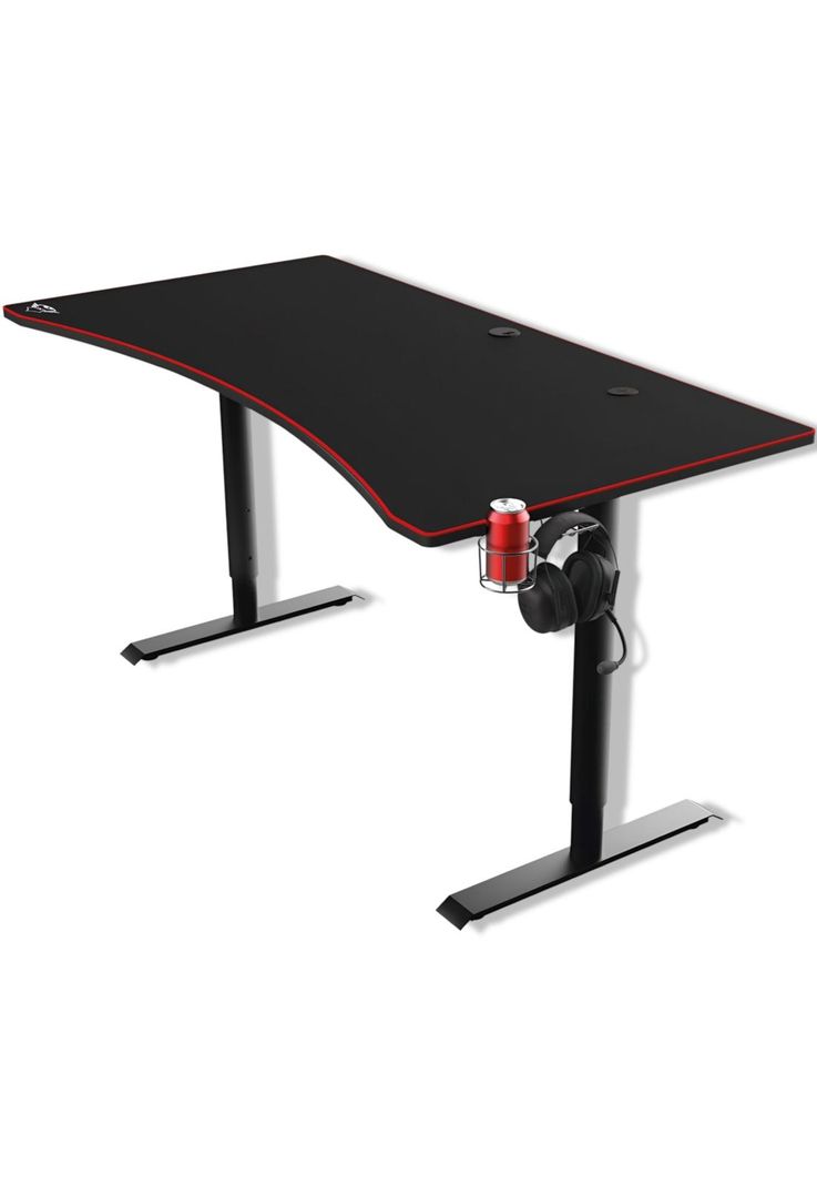 Escritorio Gamer Trust Magnicus GXT 1190 XXL + Wireless Qi-0
