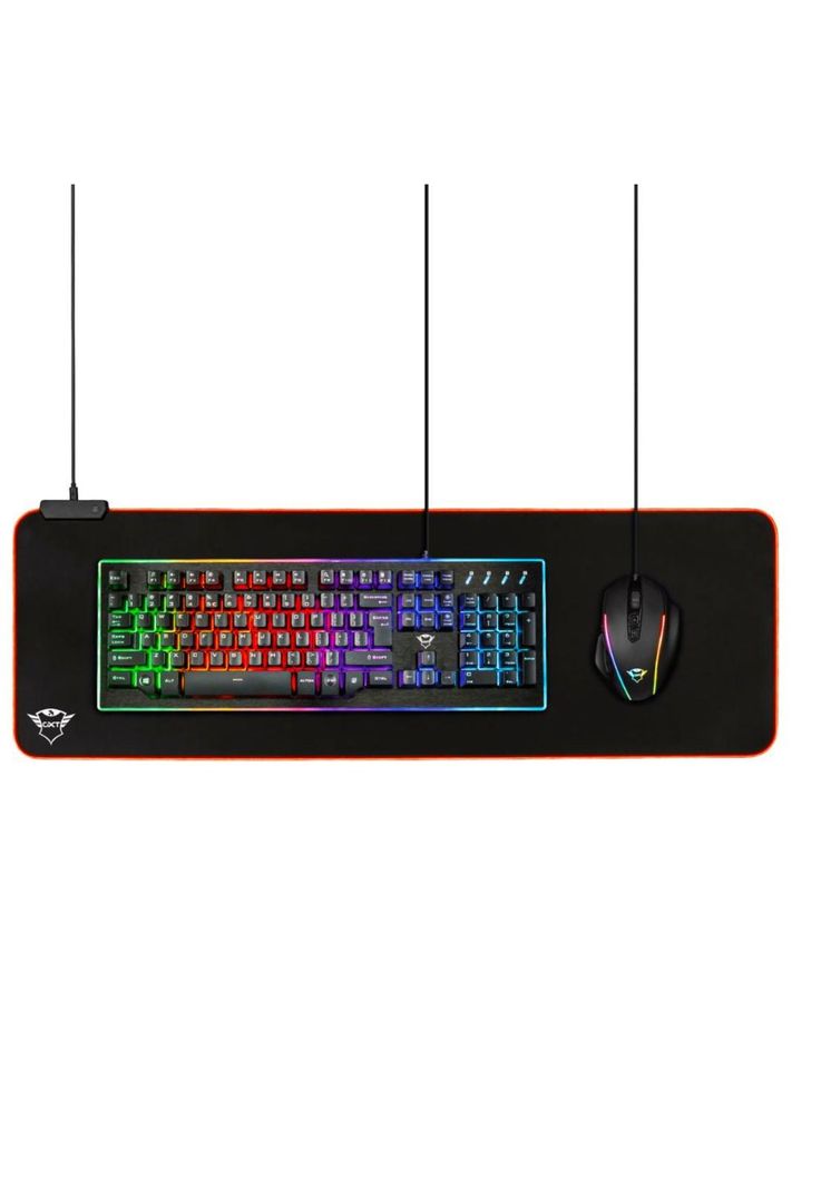 Mouse Pad RGB XXL Trust Gxt 764 Glide 93X30cm Designed For Gaming-3