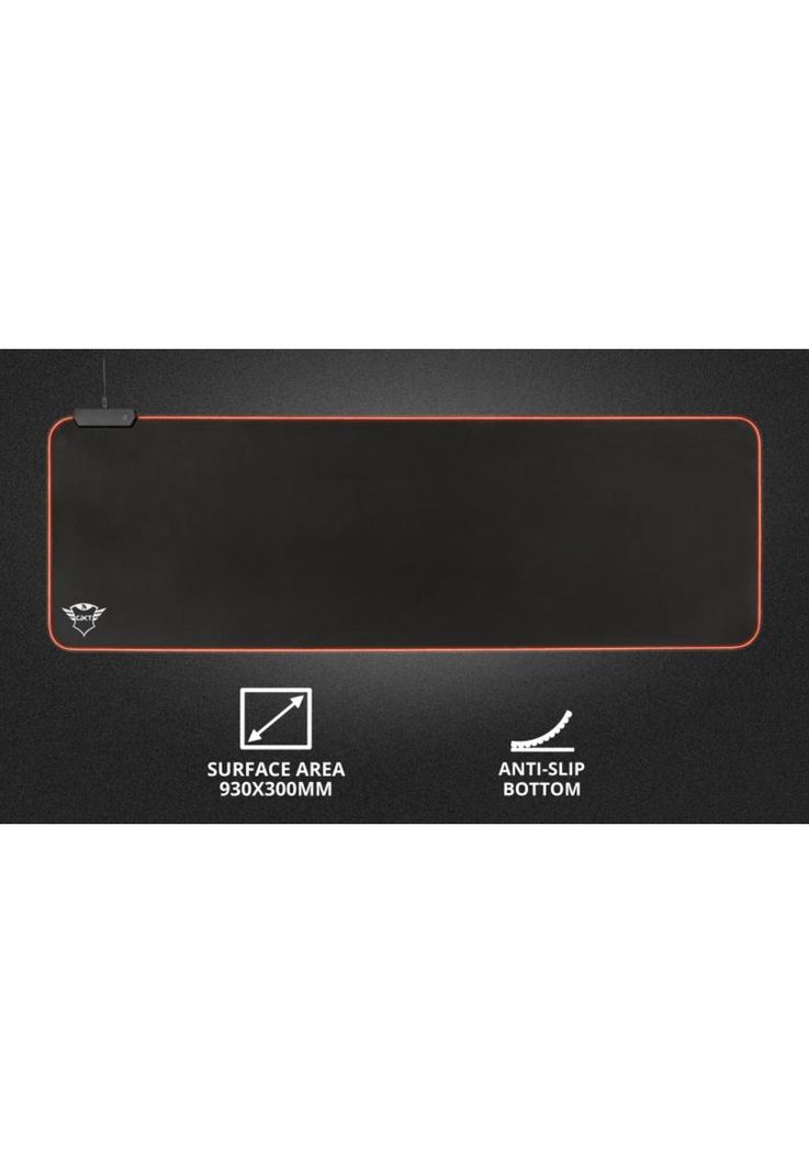 Mouse Pad RGB XXL Trust Gxt 764 Glide 93X30cm Designed For Gaming-5