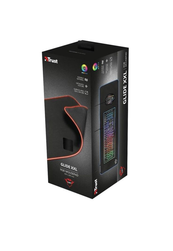 Mouse Pad RGB XXL Trust Gxt 764 Glide 93X30cm Designed For Gaming-7