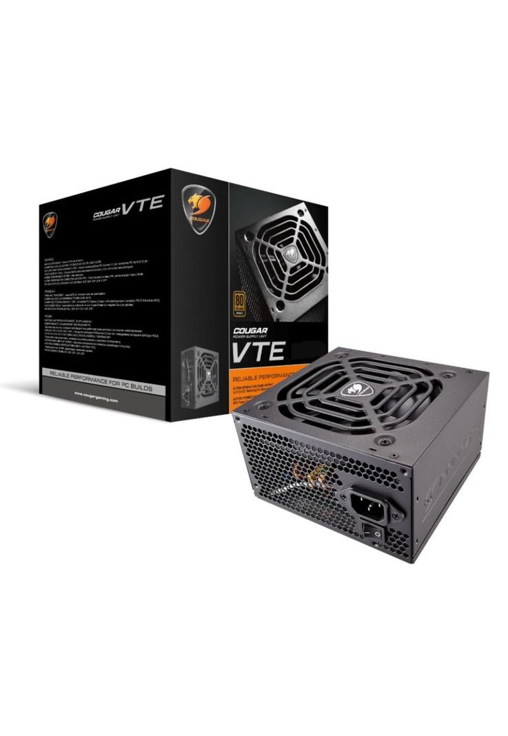 Fuente De Poder Gamer Cougar VTE 400W 80 Plus High Efficiency-0