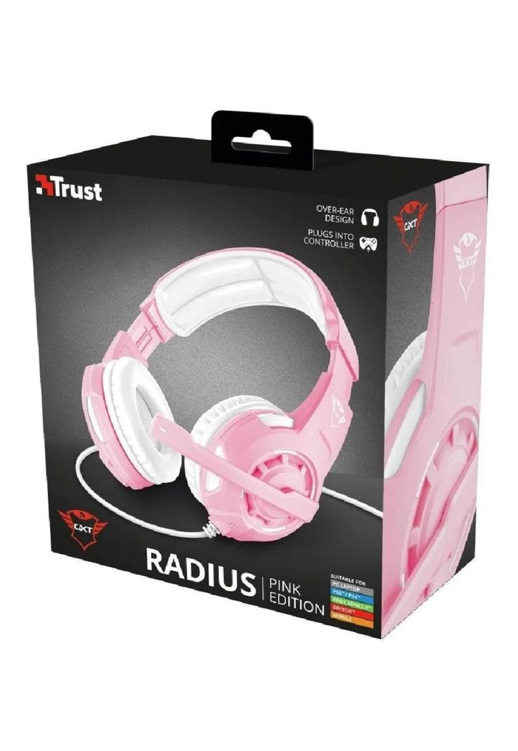 Audifonos Gamer Rosados Trust Radius Gxt 310 Multiplataformas-9