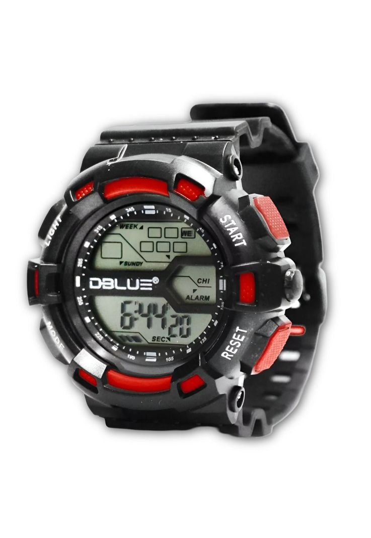 Reloj Digital Deportivo Multifuncional DBRGS01 RED EDITION-0