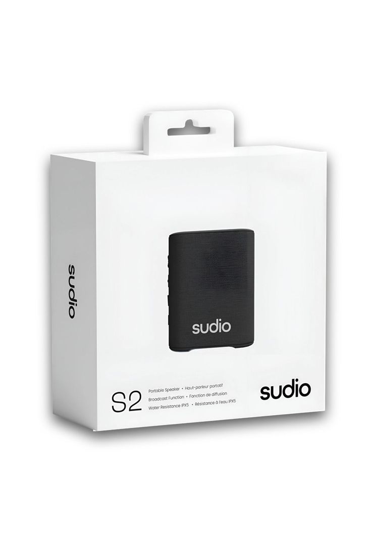 Parlante Sudio Premium S2 TWS Bluetooth Black Edition 7H Negro