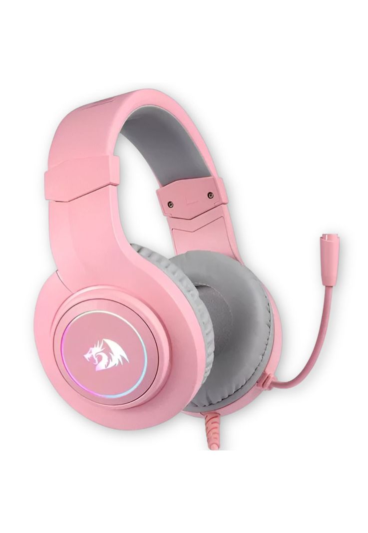 Audífonos Gamer Rosados Multiplataforma Redragon Hylas H260P-2
