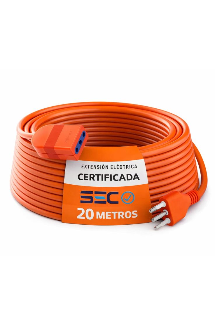 Extension Electrica de 20 Metros Multipropositos 2500W SEC