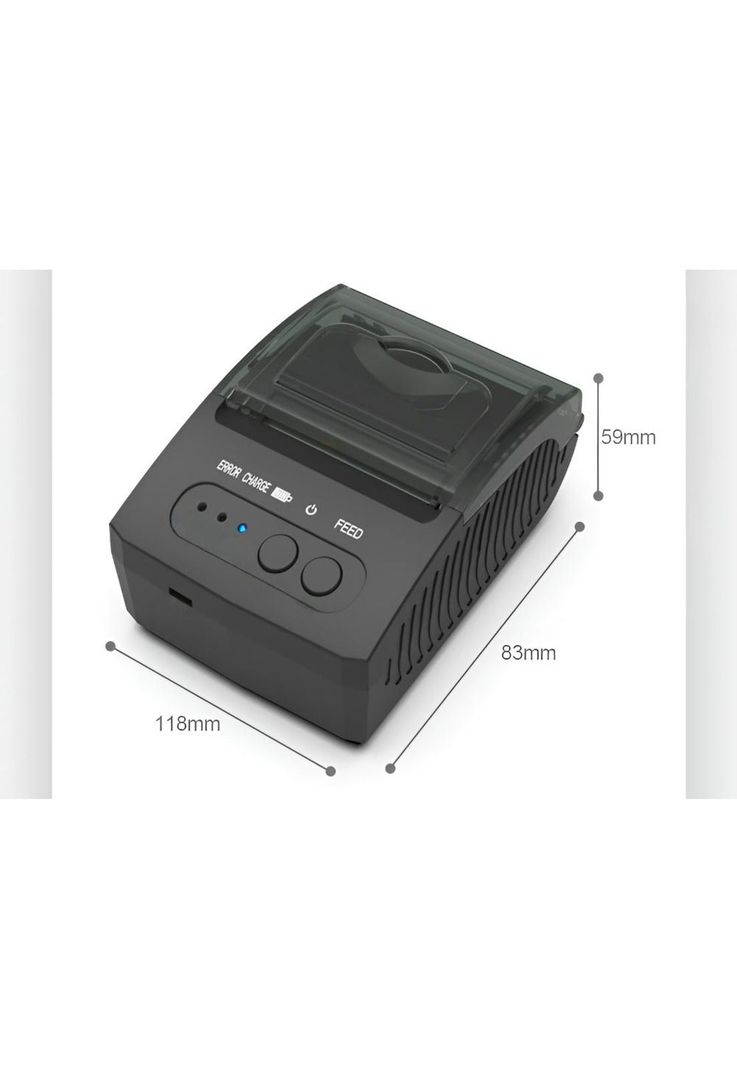 Impresora Térmica Portátil 58mm para Smartphone BT UT-PRT58B-3
