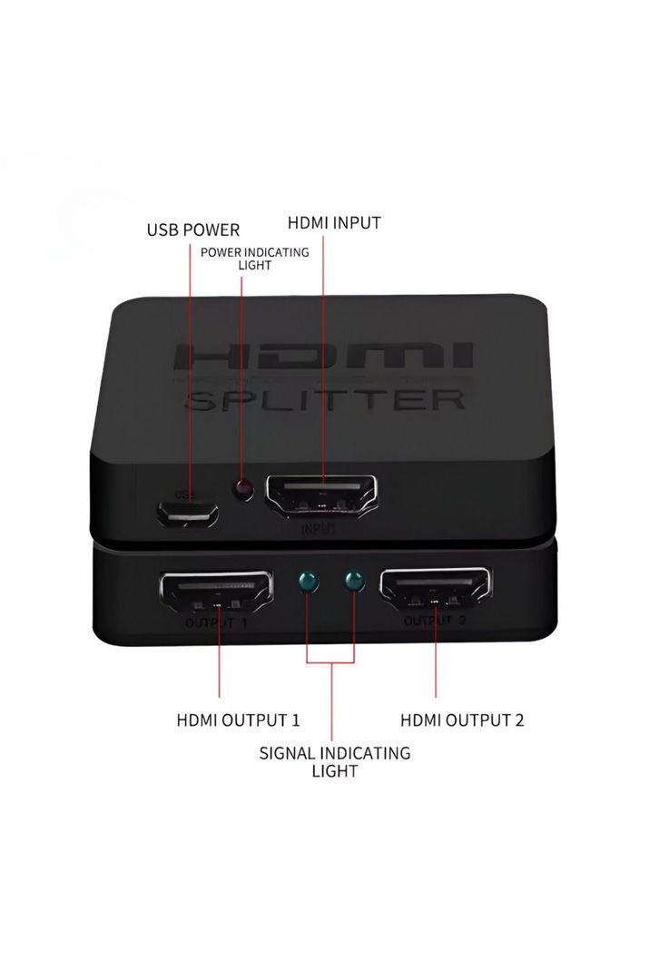 Splitter HDMI 4K Activo para 2 TV UHD 255Mhz Birlink BR10196-3