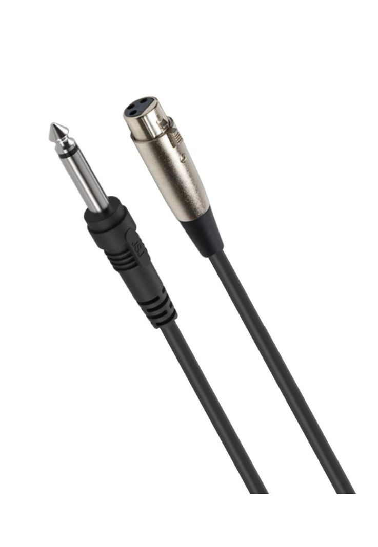 Cable De Audio para Micrófono 6.3mm a XLR Hembra 5m GC170-0
