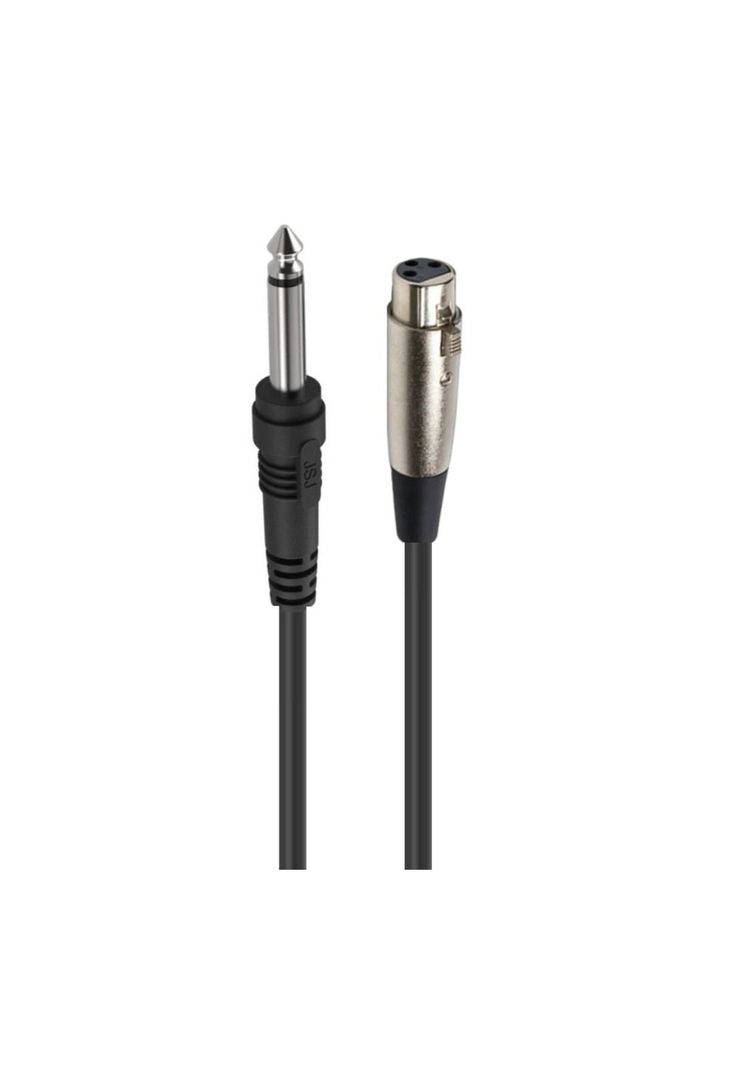 Cable De Audio para Micrófono 6.3mm a XLR Hembra 5m GC170-1