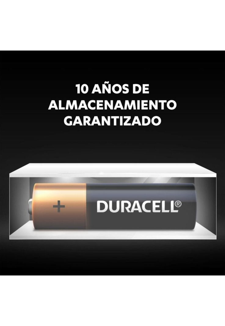 Pack 12 Pilas Duracell AA Alcalina 1.5 V de Larga Duración-6