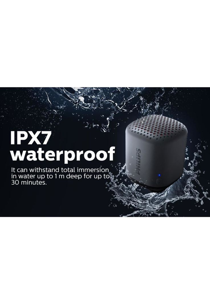 Parlante Bluetooth Philips Waterproof IPX7 8 Horas de Música-4