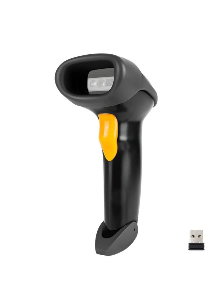Lector de Códigos de Barra Inalámbrico CCD 2.4G Recargable-0