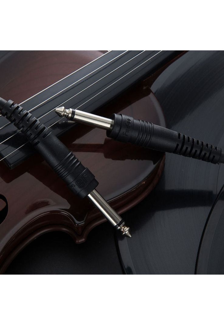 Cable De Audio 1x1 de 6.3mm a 6.3mm Macho de 3 Metros GC163-3