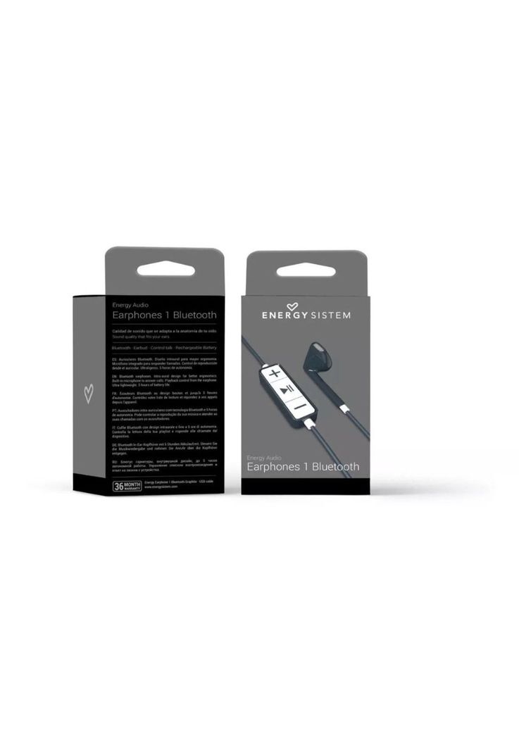 Audifono Energy Sistem Earphones 1 Bt Negro  428175-1