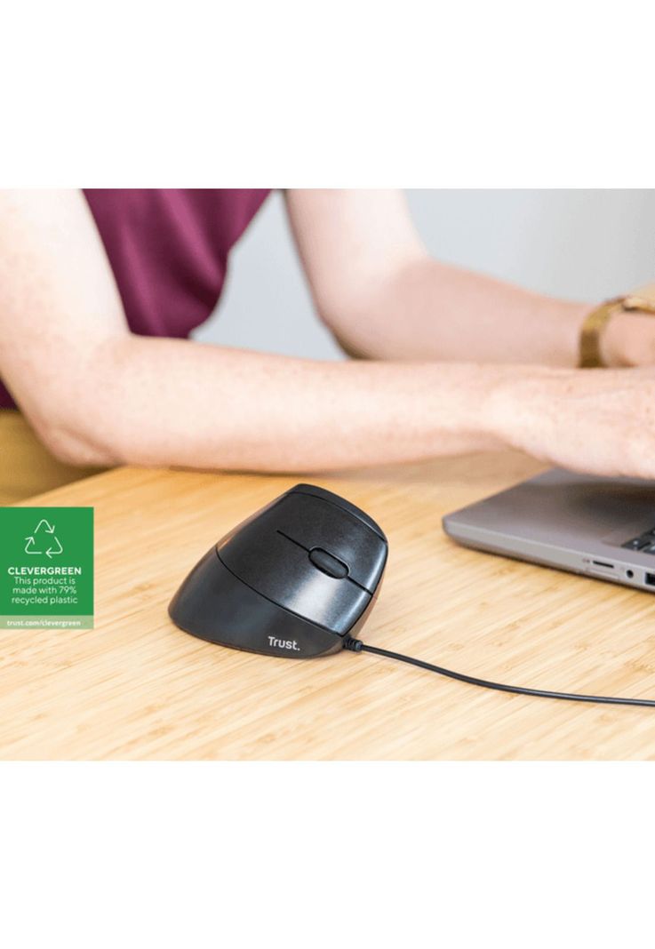 Mouse Vertical Trust Bayo Ergonomico con Cable USB 4200 DPI-7