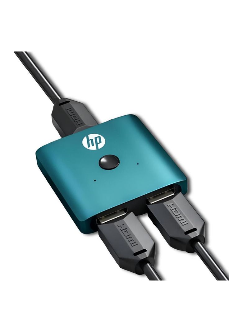 Switch HDMI HP 4K Profesional Dual Port HUB HDMI DHC-HD01V Verde