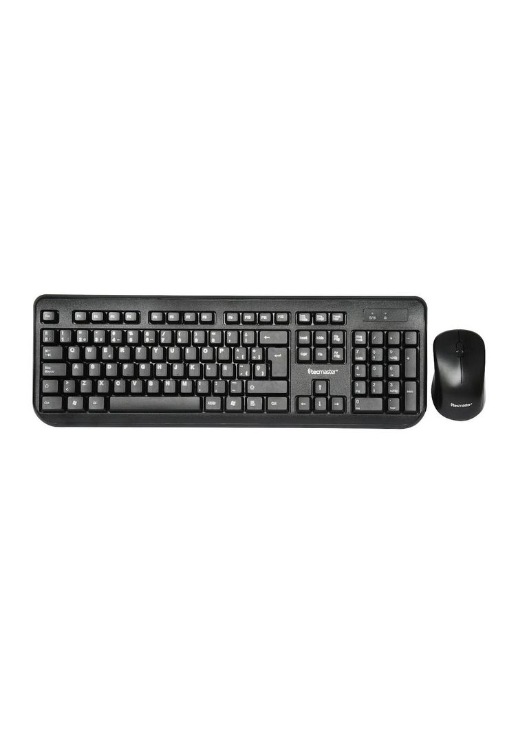 Kit Teclado y Mouse Inalambrico Tecmaster Multimedia 100512-4
