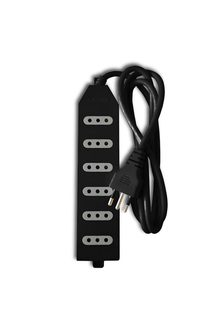 Alargador 1.5M Certificado con 6 Tomas de Corriente ME-206B1-3